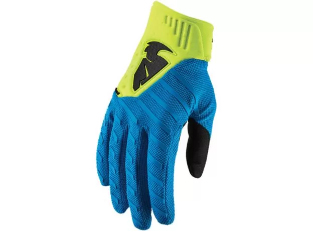 THOR Мотоперчатки REBOUND, Размер: S, Цвет: BLUE/ACID от магазина rszone THOR Мотоперчатки REBOUND, Размер: S, Цвет: BLUE/ACID