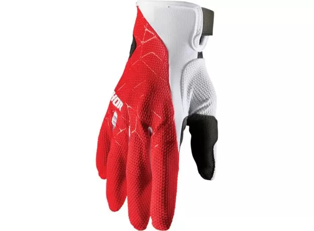 THOR Мотоперчатки DRAFT, Размер: XXL, Цвет: Red/White от магазина rszone THOR Мотоперчатки DRAFT, Размер: XXL, Цвет: Red/White