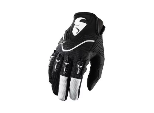 THOR Мотоперчатки FLOW, Размер: S, Цвет: черные