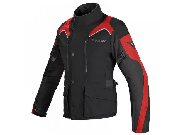 DAINESE Мотокуртка TEMPEST D-DRY, Размер: 50, Цвет: Black/Black/Red