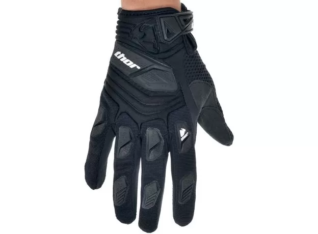 THOR Мотоперчатки DEFLECTOR, Размер: S, Цвет: черные