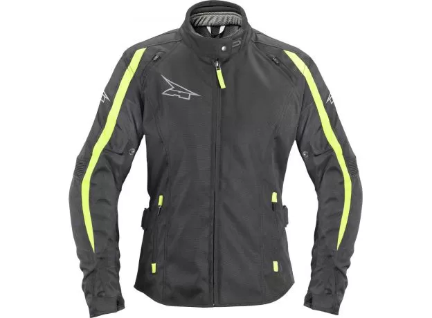 AXO Мотокуртка BRAVE женская, Размер: L, Цвет: Black/Yellow Fluo