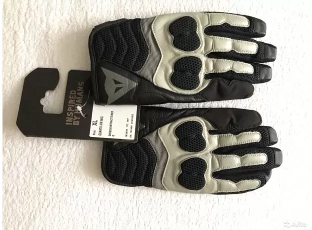 DAINESE Мотоперчатки AIR MIG, Размер: XXL, Цвет: BLACK/WHITE